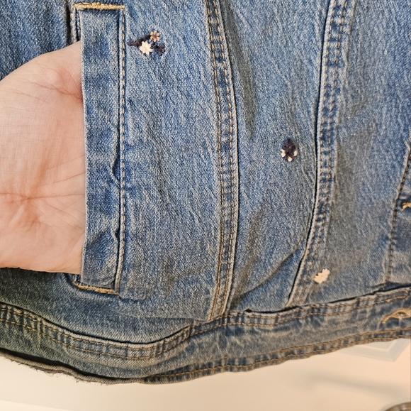 Universal Threads embroidered denim jacket NWT sz 2x - Picture 4 of 9